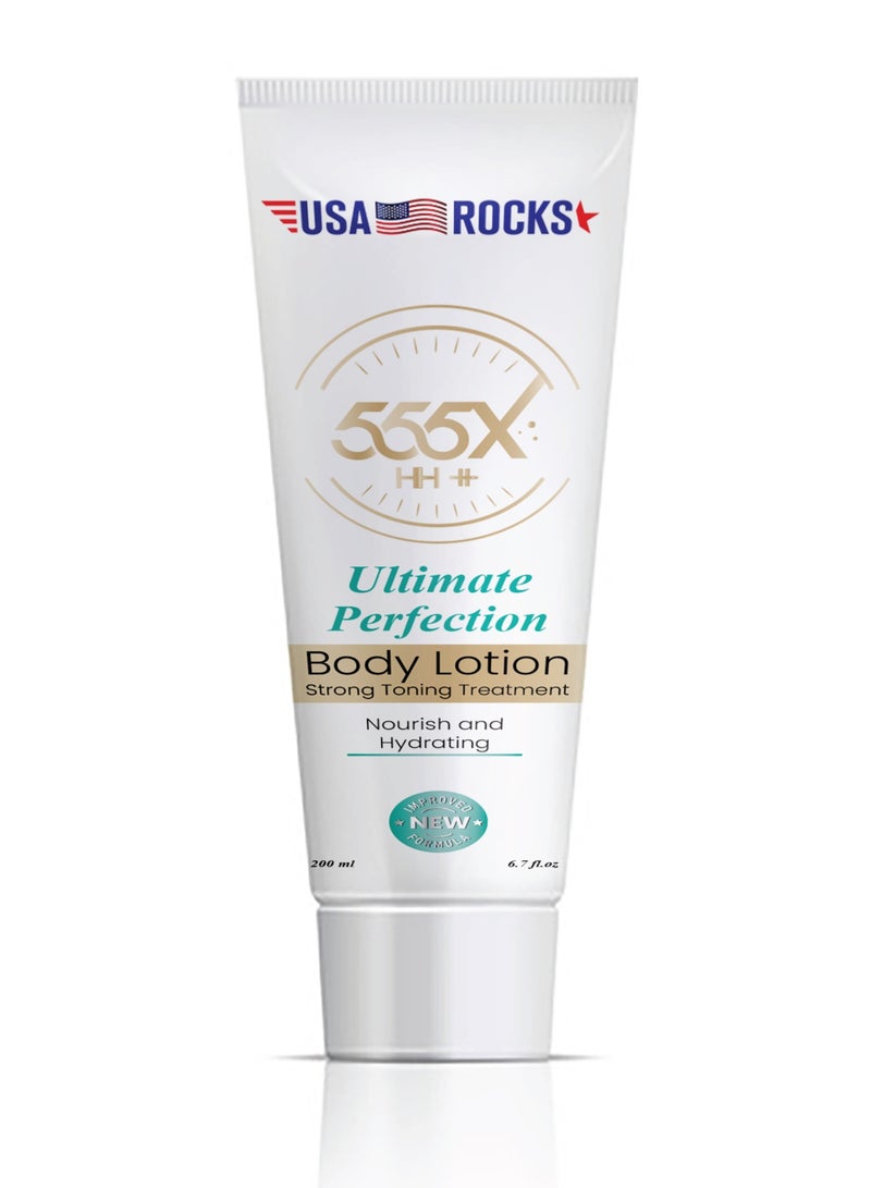 USA ROCKS 555X Ultimate Perfection Body Lotion for Glowing and Firm Skin - Image 1